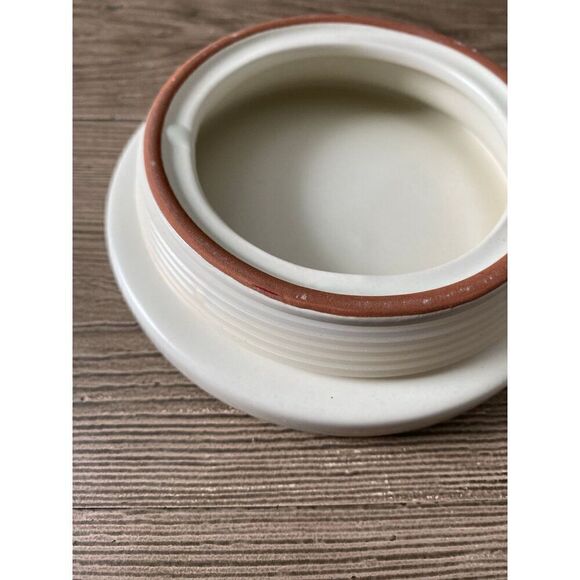 Hearth & Hand Clay Striped Container - Picture 6 of 8